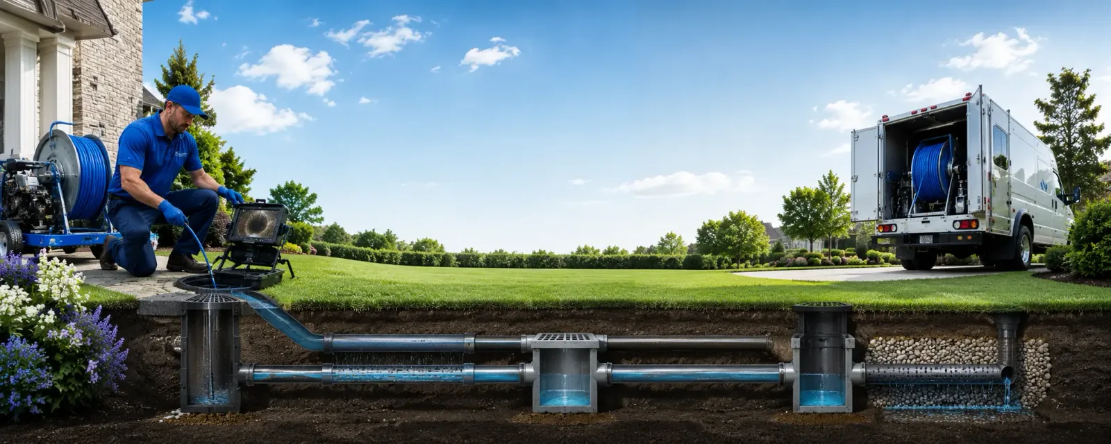 Outdoor drain cleaning information for Calumet, IA